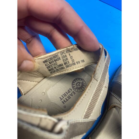 Earth Spirit Beige Sport Sandals Women's 8 Strappy Hiking Outdoor Athletic - Picture 12 of 12